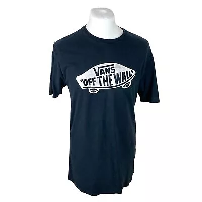 Buy Vans T Shirt Black Large Skater Tee Off The Wall T Shirt Skate Surf Sport Tee • 22.50£