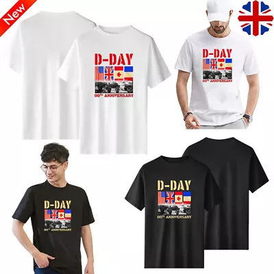 Buy D-Day T-shirt, Remembrance Day T Shirt, UK Flag Tshirt, Veterans T-Shirt,Gift UK • 11.99£