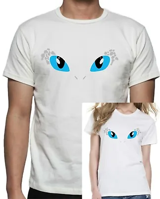 Buy HOW TO TRAIN YOUR DRAGON Inspired LIGHT FURY T-shirt .available Up To 5XL • 22.99£