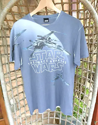 Buy Star Wars Official 'The Force Awakens' T-Shirt UK Large • 9.99£