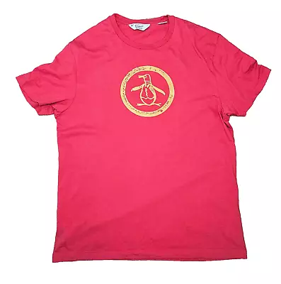 Buy Orange/Red Original Penguin Logo T-Shirt - Size XL • 8.95£