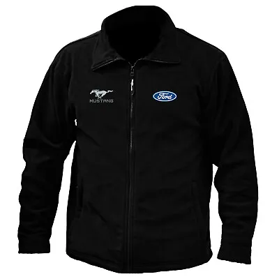 Buy Ford Mustang/cortina Embroidered Anti Pill Full Zip Fleece Jacket Workwear Sport • 32.49£