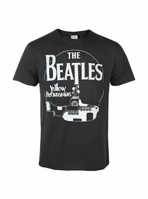 Buy Amplified The Beatles Yellow Submarine 2 Mens Charcoal T Shirt The Beatles Tee • 19.95£