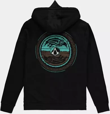 Buy Assassin's Creed Valhalla - Shield And Hammer - Men's Hoodie Black • 53.99£