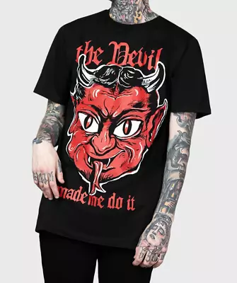 Buy Killstar Devil Night T-Shirt Goth Grunge Alternative Punk Unisex Rock KSRA008341 • 43.60£