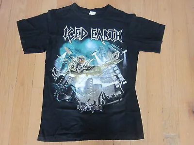 Buy ICED EARTH Dystopia Tour Shirt Black Men's Small - Look • 14.46£