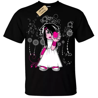Buy Emo Girl Goth Cute T-Shirt Unisex Mens • 12.95£