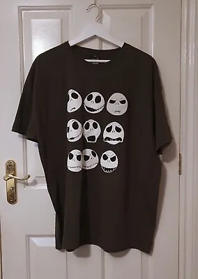 Buy Nightmare Before Christmas Charcoal Grey T Shirt Size XXL • 13.50£
