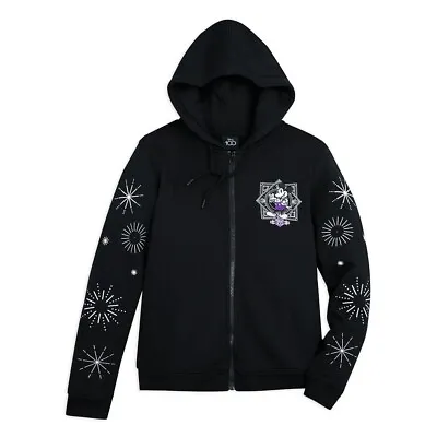 Buy Disney 100 Mickey Mouse & Friends Embroidered Hoodie Jacket Zip Up 2023 - NEW • 106.77£