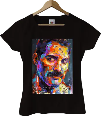 Buy Freddie Mercury The Queen T Shirt Women's • 10.79£