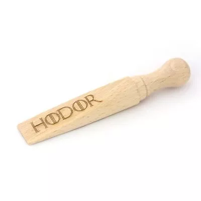 Buy Game Of Thrones Hodor Wooden Door Stop Hold The Door Wedge Fan Gift Idea Present • 5.95£