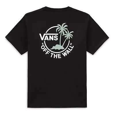 Buy VANS - Mens  Classic Mini Dual Palm II T-Shirt - Black - Casual Short Sleeve Top • 32£