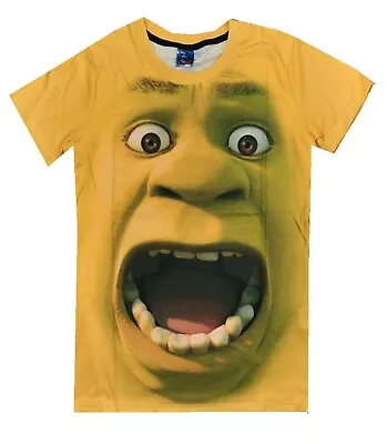 Buy Shrek T-Shirt Costume Vest Tank Top Cosplay All Over Print Funny Licensed • 10.99£