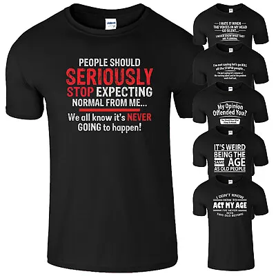 Buy Funny Mens T Shirt Sarcastic Slogan Humour Sarcasm Joke Novelty Black Tee Gift • 13.99£