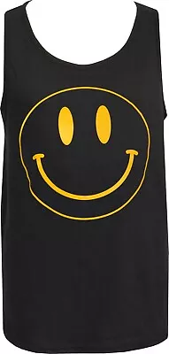 Buy Mens 90's Tank Top Happy Face Acid House Rave • 16.50£