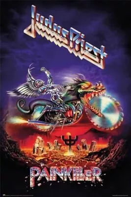 Buy Impact Merch. Poster: Judas Priest - Painkiller - Reg Poster 610mm X 915mm #498 • 2.05£