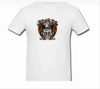 Buy Route 66 T-Shirt -American Eagle  T-Shirt - Unisex - American - Route 66 • 9.99£