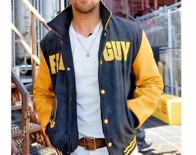 Buy Men's Ryan Gosling's The Fall Guy Varsity Bomber Jacket | The Fall Guy Jacket • 114.77£