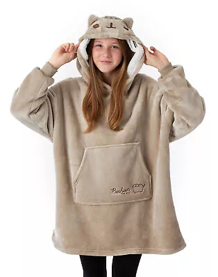 Buy Pusheen Brown Blanket Hoodie (Girls) • 29.95£