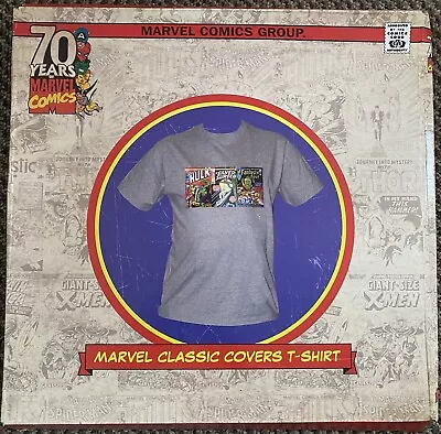 Buy Marvel Grey  T-Shirt X12 70 Years Of Marvel Comics Size M Boxed New Joblot • 34.95£