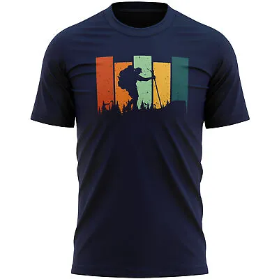 Buy Vintage Hiking Mens T Shirt Shirt Camping Him Grunge Walking Backpacking Camp... • 14.99£