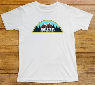 Buy Twin Peaks Sheriff Department T Shirt 980 Cult TV Show Black Lodge RR Diner New • 12.95£