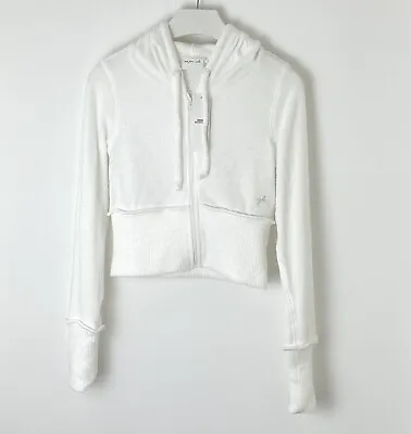 Buy Urban Outfitters Hoodie Small White Fleece Out From Under Long Sleeve Top ❤️ • 18.35£