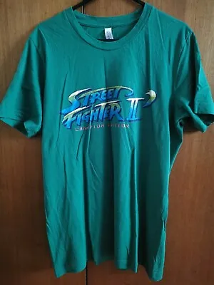 Buy Street Fighter 2 - Champion Edition T-Shirt Green Small • 20£