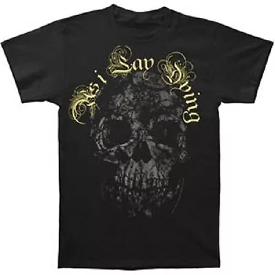 Buy AS I LAY DYING- CRACK SKULLS Official T Shirt Mens Licensed Merch New • 15.95£