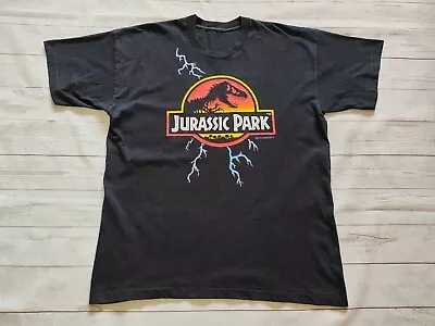 Buy Men's Vintage 1992 Jurassic Park Movie Single Stitch Graphic T-shirt Size XL • 79.99£