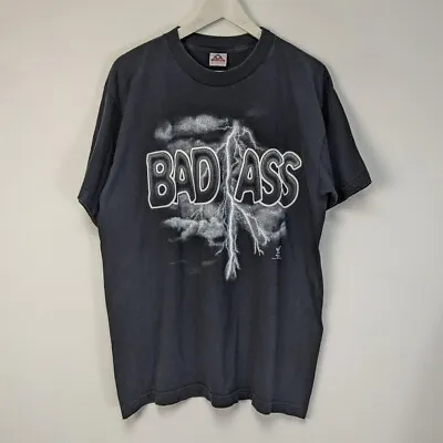Buy Bad Ass New Age Outlaws WWF Vintage Wrestling T Shirt Lightning '98 - L • 130.49£