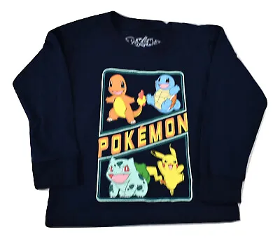 Buy Pokemon Boys Pikachu, Charmander, Bulbasaur, Squirtle Shirt New 2, 3, 4, 5, 6 • 4.86£