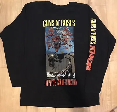 Buy Guns And Roses Appetite For Destruction Long Sleeve T-shirt • 24.99£