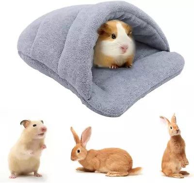 Buy Guinea Pig Bed Hamster Bed Sleeping Bag Cave Nest Cushion Soft Warm Slippers Pig • 13.26£