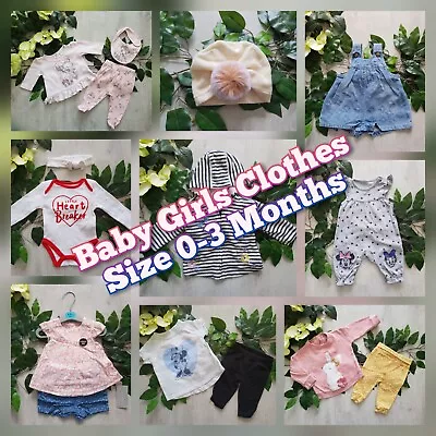 Buy PART#3 Baby Girls Clothes Make Build Your Own Bundle Job Lot Size 0-3 Months Set • 0.99£