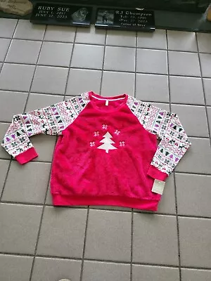 Buy NWT Juniors Large Simple Pleasures Raglan Christmas Soft Crewneck Sweatshirt • 15.11£