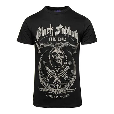 Buy Black Sabbath T-Shirt The End Mushroom Cloud Ozzy Osbourne Official New • 14.95£