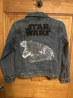 Buy Gap Kids Star Wars 40th Anniversary Denim Jean Jacket Size L • 19.69£