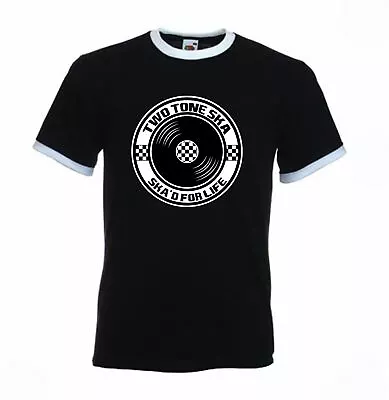 Buy Ska 2 Tone Men's Ringer T-shirt - Specials Madness Mod Skinhead • 12.95£