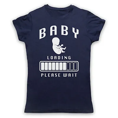 Buy Baby Loading Please Wait Retro Computer Pregnant Mens & Womens T-shirt • 17.99£