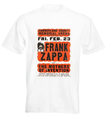 Buy Frank Zappa T Shirt Cumberland Count Memorial Arena Gig Poster  • 13.95£