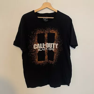 Buy Men’s Official Call Of Duty Black Ops 2 Black Short Sleeve T Shirt Size Large • 6.99£