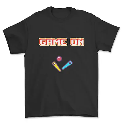 Buy Game On T-Shirt Adults Men's Pinball Gamer Unisex. Men's Funny Tshirt • 13.99£