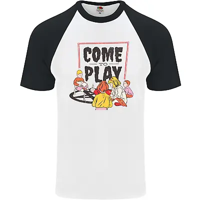 Buy Come To Play Lets Summon Demons Ouija Board Mens S/S Baseball T-Shirt • 12.99£