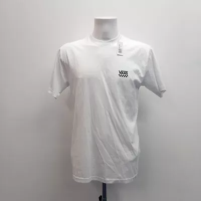 Buy Vans T-Shirt Mens Size M White New RMF06-CAP • 11.50£