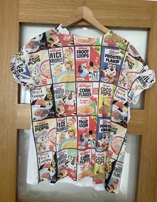 Buy Vintage Kelloggs Cereal Frosted Flakes Fruit Loops 16 Rice Pops Krispies T Shirt • 17.99£