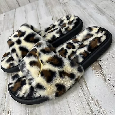 Buy Puma Cool Cat Fluffy Leopard BX Women’s Size 9 House Slippers Slides Faux Fur • 18.99£