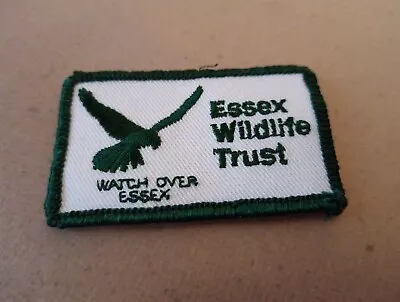 Buy Cloth Badge Advertising Essex Wildlife Trust, Watch Over Essex. • 2.50£