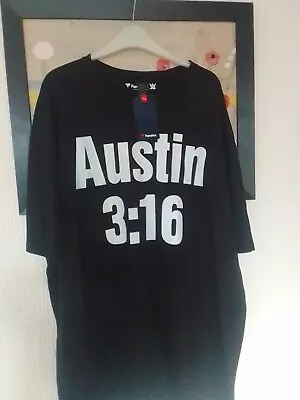 Buy Austin 3:16 T Shirt. Black 3xl. Stone Cold Steve Austin. Official Fanatics WWE.  • 21.99£