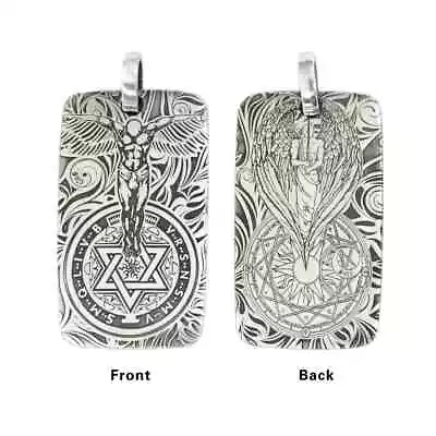 Buy Kabala Magic .925 Sterling Silver  Occult  Judaic Magic Pendant Jewelry • 120.64£